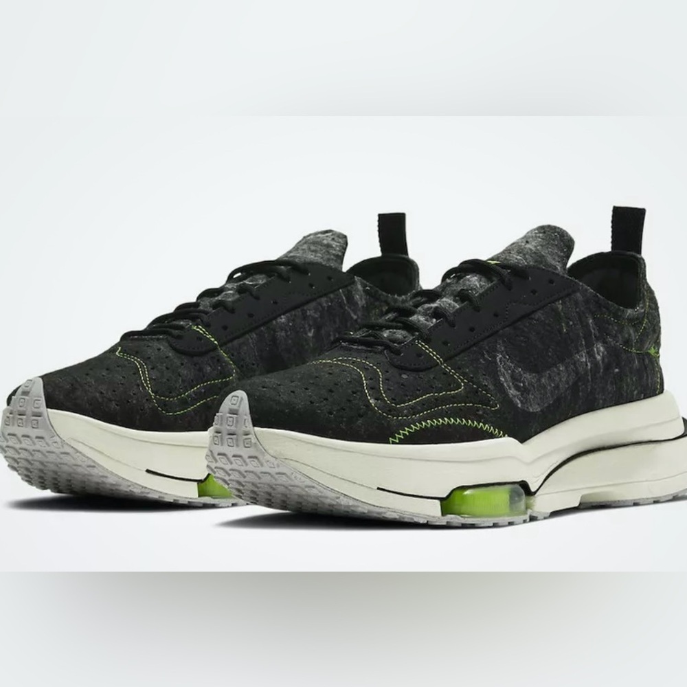 Nike Air Zoom-Type Men's Shoes - Black and Green 10.5 - Picture 2 of 10